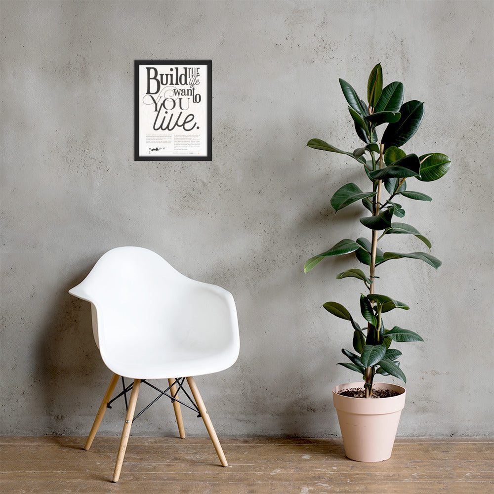 Entrepreneurs Manifesto Framed Print