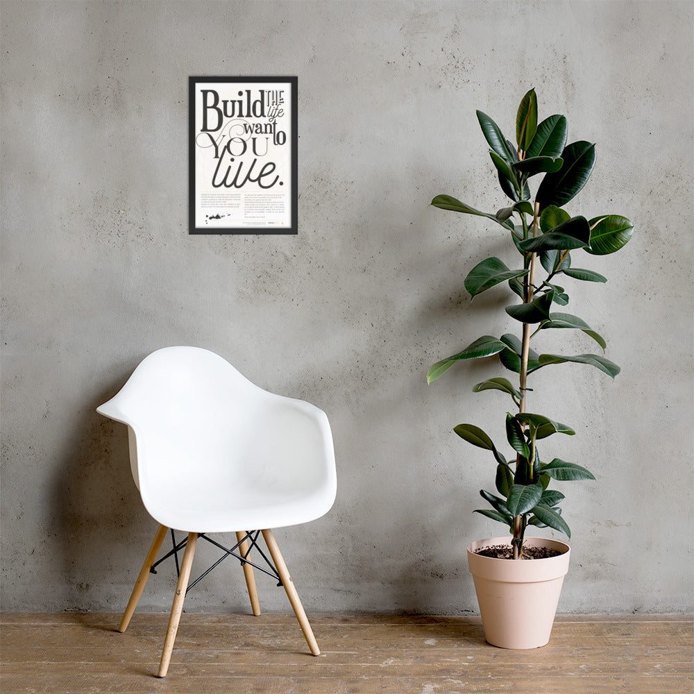 Entrepreneurs Manifesto Framed Print