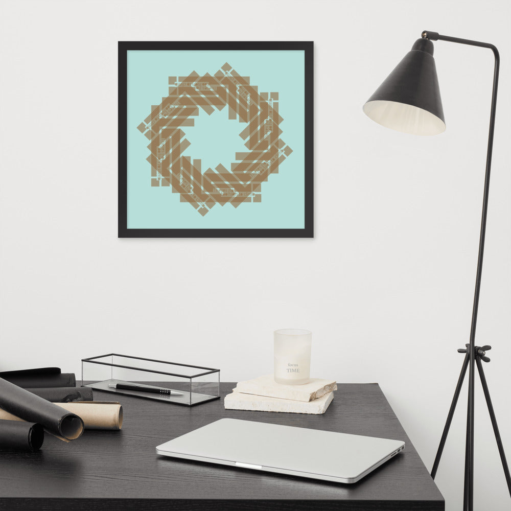 Ghebel (Mountin) Framed Print