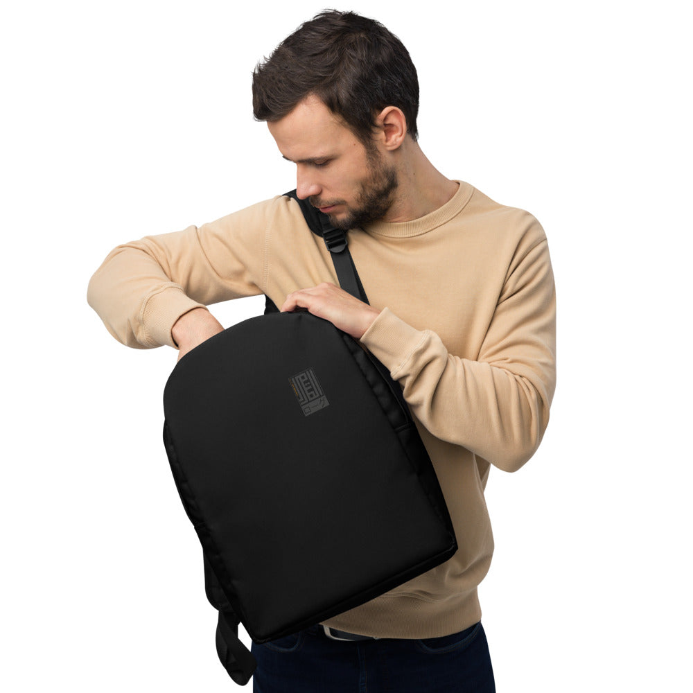 Black on Black Backpack