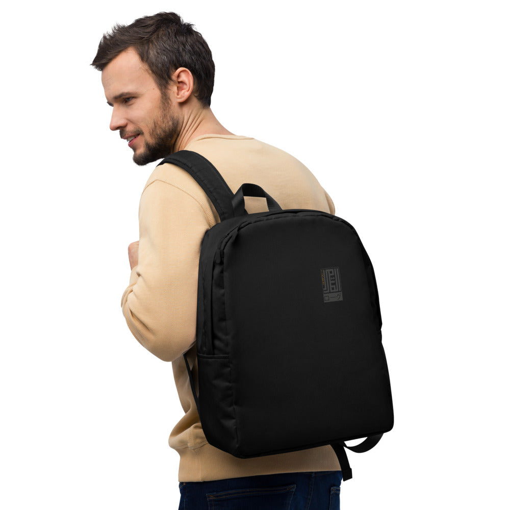 Black on Black Backpack