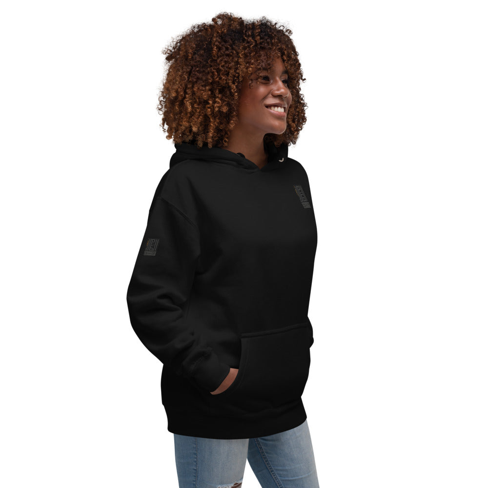 Black on black Women's  Hoodie