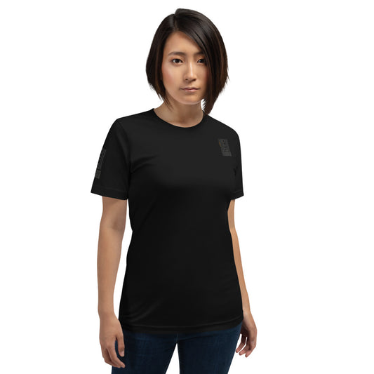 Black on black women's  T-Shirt