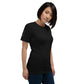 Black on black women's  T-Shirt
